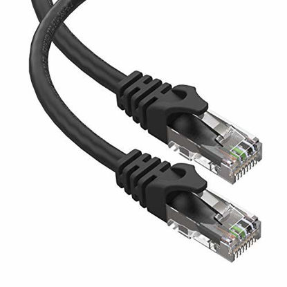 Picture of Cat6 Ethernet Cable, 100 ft - RJ45, LAN, UTP CAT 6, Network, Patch, Internet Cable - 100 Feet
