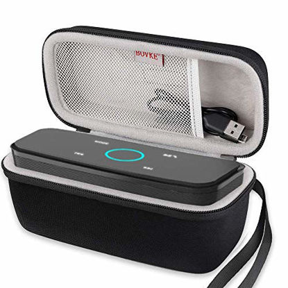 Picture of BOVKE Case for Doss SoundBox Touch Wireless Bluetooth V4.0 Portable Speaker with HD Sound and Bass Protective Hard EVA Travel Shockproof Carrying Case Cover Storage Pouch Bag, Black