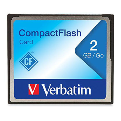 Picture of Verbatim 2GB CompactFlash Memory Card, Black, Model Number: 47012