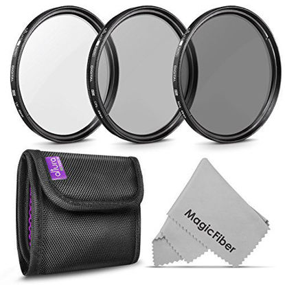 Picture of 49MM Altura Photo Professional Photography Filter Kit (UV, CPL Polarizer, Neutral Density ND4) for Camera Lens with 49MM Filter Thread + Filter Pouch