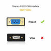 Picture of USB to RS232 Serial Adapter (FTDI Chip), CableCreation 3.3 Feet USB to DB9 Female Converter Cable for Windows 10, 8.1, 8, 7, Vista, XP, 2000, Linux and Mac OS X, macOS, 1 Meter/Black