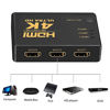 Picture of HDMI Switch 4k,GANA Intelligent 3-Port HDMI Switcher,Splitter, Supports 4K, Full HD1080p, 3D with IR Remote