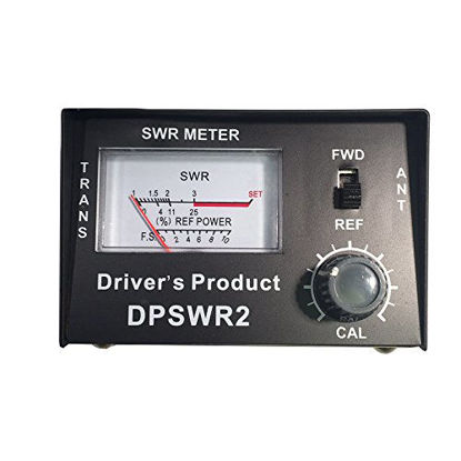 Picture of Driver's Product SWR Meter for CB Radio Antennas Heavy Duty Metal with SO-239 Input and Output - Black