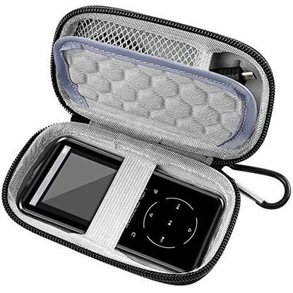 Picture of MP3 & MP4 Player Case for SOULCKER/G.G.Martinsen/Grtdhx/iPod Nano/Sandisk Music Player/Sony NW-A45 /B Walkman and Other Music Players with Bluetooth. Fit for Earbuds, USB Cable, Memory Card