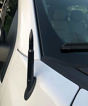 Picture of Bullet Style Antenna Mast Black for Chevrolet Silverado Pickup 1999-2020