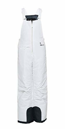 Picture of Arctix Kids Insulated Snow-Bib Overalls, White, Large Husky