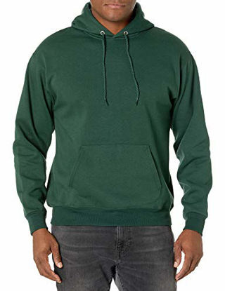 Picture of Hanes mens Pullover Ecosmart Fleece Hooded Sweatshirt,Deep Forest,X-Large