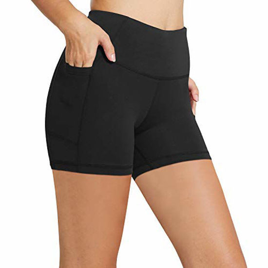 BALEAF Women's Workout Running Shorts 2 in 1 Spandex High Waisted