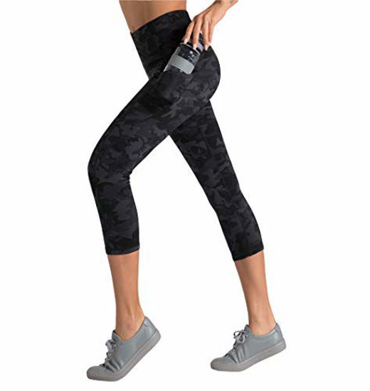 High Waisted Exercise Athletic Running Leggings with Pockets icyzone Workout Joggers Pants for Women 