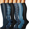 Picture of Copper Compression Socks Women & Men Circulation(6 pairs) - Best for Running, Nursing, Hiking, Recovery & Flight Socks