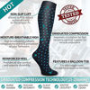 Picture of Copper Compression Socks Women & Men Circulation(6 pairs) - Best for Running, Nursing, Hiking, Recovery & Flight Socks