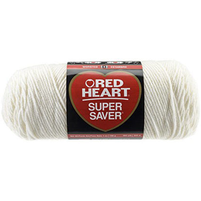 Picture of Red Heart Super Saver Yarn, Soft White