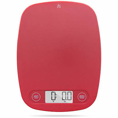 Picture of GreaterGoods Digital Food Kitchen Scale (Cherry Red), Portion Helps Support The Charity Love146