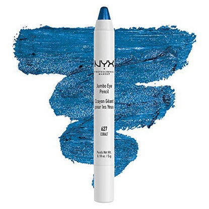 Picture of NYX PROFESSIONAL MAKEUP Jumbo Eyeliner Pencil - Cobalt, Dark Blue With Silver Glitter