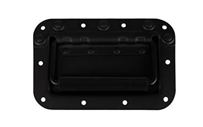 Picture of Penn Elcom H7154K Spring Loaded Rivet Protected Recessed Handle for Rolling and Flight Cases, Black