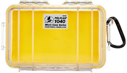 Picture of Pelican 1040-027-100 1040 Micro Case (Yellow/Clear)