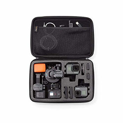 Picture of Amazon Basics Large Carrying Case for GoPro And Accessories - 13 x 9 x 2.5 Inches, Black