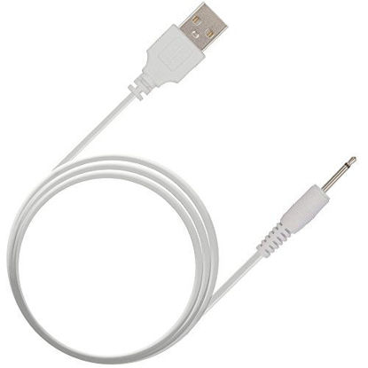 Picture of Replacement DC Charging Cable | USB Charger Cord - 2.5mm (White) - Fast Charging