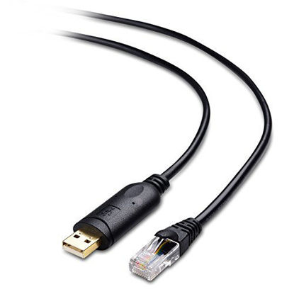 Picture of Cable Matters USB to RJ45 Console Cable (Compatible with Cisco Console Cable, Rollover Cable) with FTDI 6 Feet