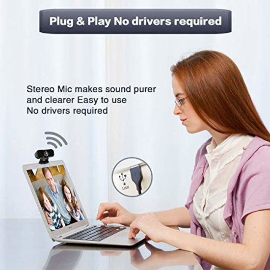 GetUSCart- Webcam 1080p HD Computer Camera - Microphone Laptop USB PC ...
