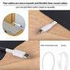 Picture of 2 Pack 13.1FT Power Extension Cable for WyzeCam,WyzeCam Pan,KasaCam Indoor,NestCam Indoor,Yi Camera, Blink,Cloud Cam, USB to Micro USB Durable Charging and Data Sync Cord for Security Camera-White