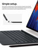 Picture of Samsung Galaxy Tab S7+ Keyboard, Black (EF-DT970UBEGUJ)