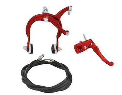 Picture of Mx Brake Front Alloy Red. for bicycle brake, bike brake, bmx
