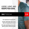 Picture of Under Armour Men's Tech 2.0 Short Sleeve T-Shirt , Steel Light Heather (036)/Black , Medium