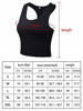 Picture of 4 Pieces Basic Crop Tank Tops Sleeveless Racerback Crop Sport Cotton Top for Women (Black, White, Blue, Pink, Medium)