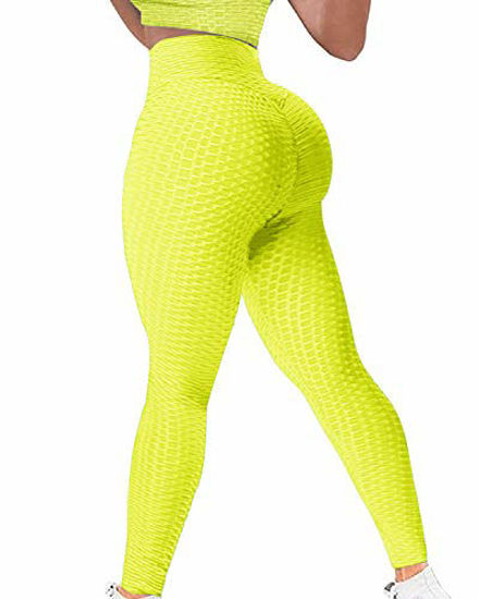 High Waist Butt Lifting Anti Cellulite Workout Leggings for Women Yoga  Pants Tummy Control Leggings Tight