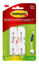 Picture of Command Wire Hooks, Decorate Damage-Free, Holds 0.5 lbs, White, Indoor Use, 4-Hooks, 5-Strips