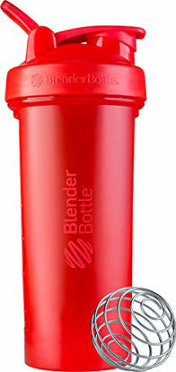 Picture of BlenderBottle Classic V2 Shaker Bottle Perfect for Protein Shakes and Pre Workout, 28-Ounce, Red