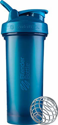 Picture of BlenderBottle Classic V2 Shaker Bottle Perfect for Protein Shakes and Pre Workout, 28-Ounce, Ocean Blue