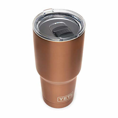 Picture of YETI Rambler 30 oz Tumbler, Stainless Steel, Vacuum Insulated with MagSlider Lid, Copper