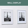 Picture of upsimples 12x18 Picture Frame Set of 5,Display Pictures 11x17 with Mat or 12x18 Without Mat,Wall Gallery Photo Frames,White