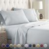 Picture of HC COLLECTION-Hotel Luxury Bed Sheets Set 1800 Series Platinum Collection, 4pc Deep Pocket,Wrinkle & Fade Resistant, Hypoallergenic (Full,Artic Ice Blue)
