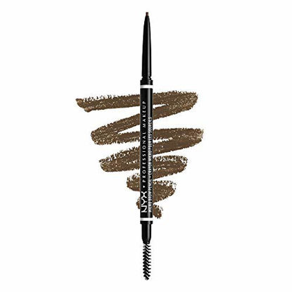 Picture of NYX PROFESSIONAL MAKEUP Micro Brow Pencil, Eyebrow Pencil, Ash Brown