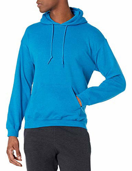 Picture of Gildan Men's Fleece Hooded Sweatshirt, Style G18500, Antique Sapphire, 2X-Large