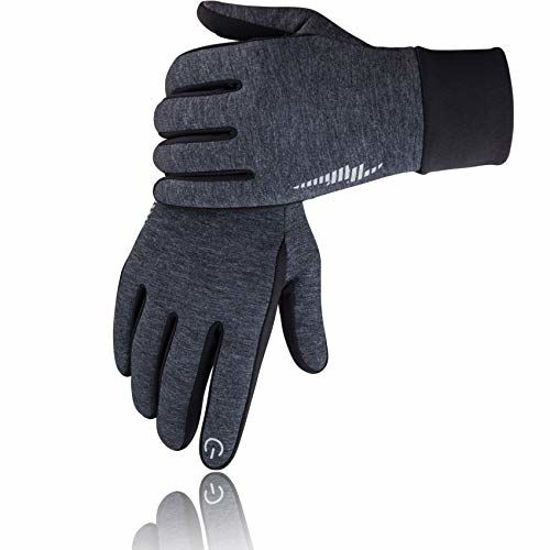 Fleece Lined Amazon Women's Gloves Winter Black Leather