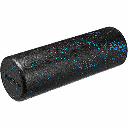 Picture of Amazon Basics ABI8SPEK High-Density Blue Speckled Round Foam Roller - 18-Inches