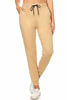 Picture of Leggings Depot JGA128-KHAKI-XL Solid Jogger Track Pants w/Pockets, X-Large