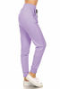 Picture of Leggings Depot JGA128-LAVENDER-XL Solid Jogger Track Pants w/Pockets, X-Large