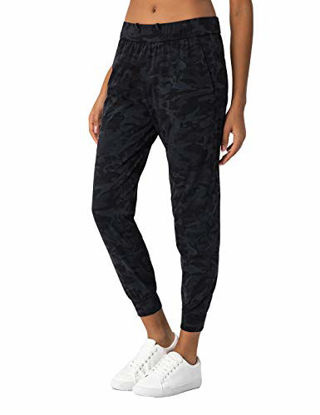 Picture of AJISAI Womens Joggers Pants Drawstring Running Sweatpants with Pockets Lounge Wear Camo L