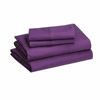 Picture of Amazon Basics Microfiber Sheet Set, Queen, Plum