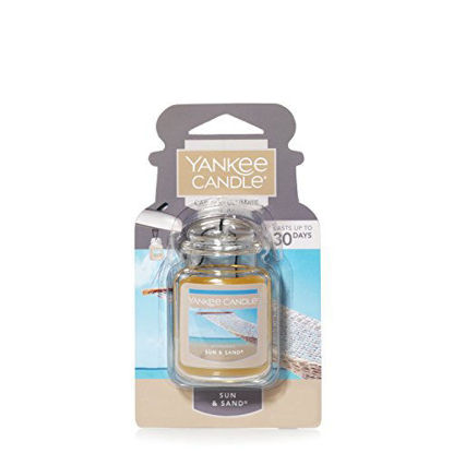 Picture of Yankee Candle Gel Car Jar Ultimate Hanging Odor Neutralizing Air Freshener Sun and Sand Scent