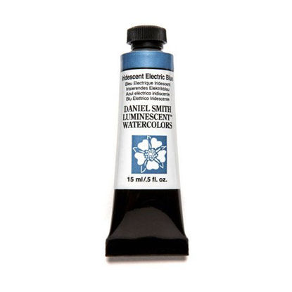 Picture of DANIEL SMITH Extra Fine Watercolor 15ml Paint Tube, Iridescent, Electric Blue