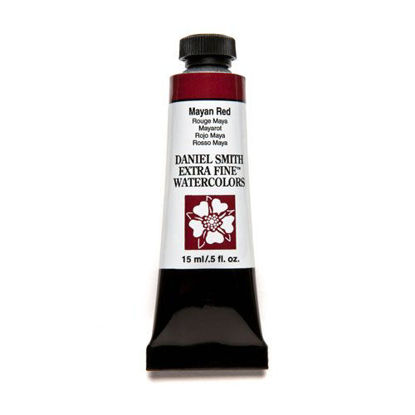 Picture of DANIEL SMITH Extra Fine Watercolor Paint, 15ml Tube, Mayan Red, 284600217