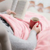 Picture of Bedsure Fleece Blanket King Size Pink Lightweight Super Soft Cozy Luxury Bed Blanket Microfiber