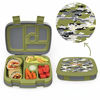 Picture of Bentgo Kids Prints (Camouflage) - Leak-Proof, 5-Compartment Bento-Style Kids Lunch Box - Ideal Portion Sizes for Ages 3 to 7 - BPA-Free and Food-Safe Materials