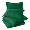 Picture of Nestl Duvet Cover 3 Piece Set - Ultra Soft Double Brushed Microfiber Hotel-Quality - Comforter Cover with Button Closure and 2 Pillow Shams, Hunter Green - Full (Double) 80"x90"